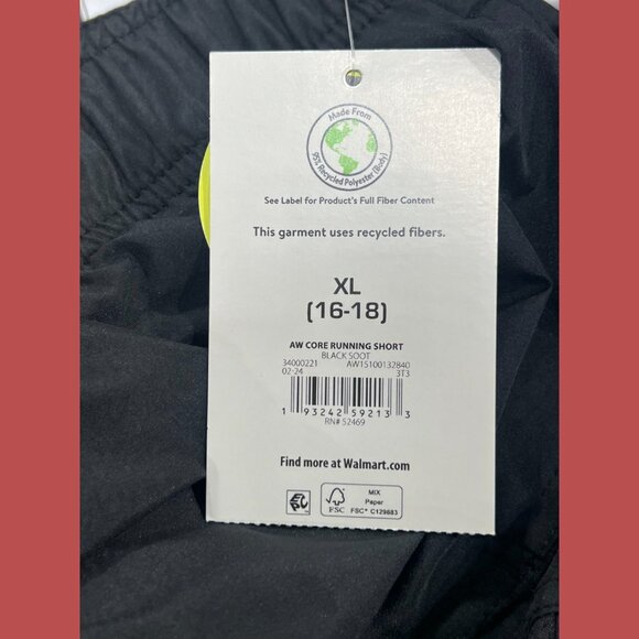 Athletic Works - Women's Running Short - Black - Extra Large (16 - 18) - Picture 11 of 16